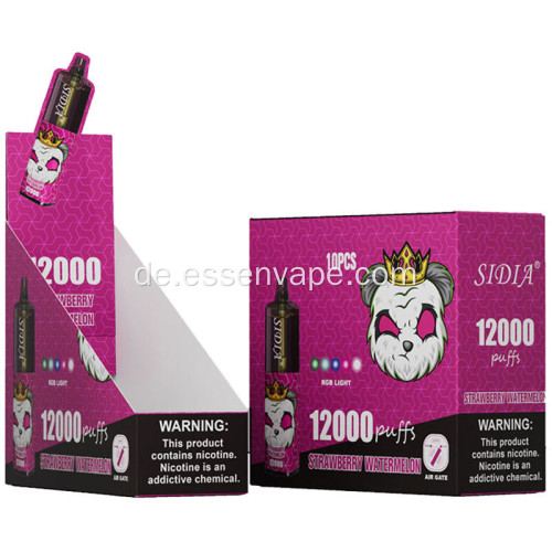 Erdbeerkiwi Sidia 12000 Puffs Vape Aromen